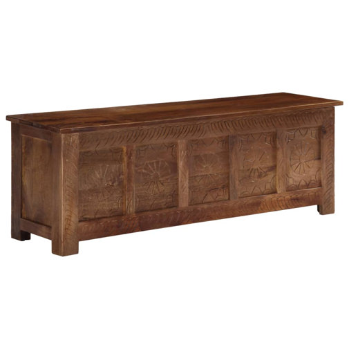 Bloomsbury Market Sitzbank Carwell aus Holz | Wayfair.de